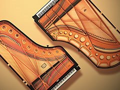 Dos pianos de primera categoría en un piano digital.