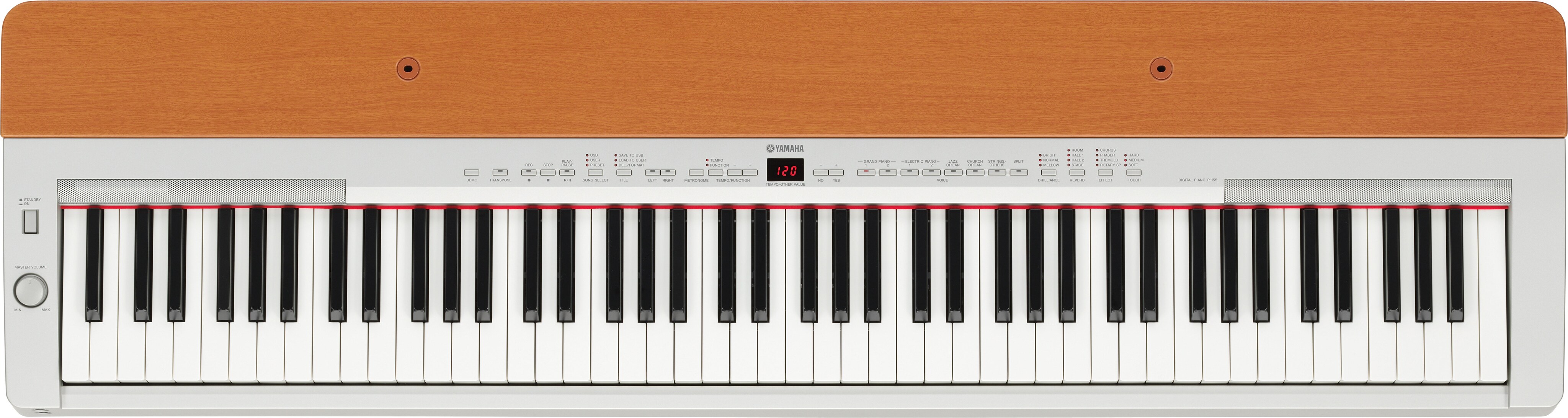 P-155 - Descripción - Serie P - Productos - Pianos - Instrumentos