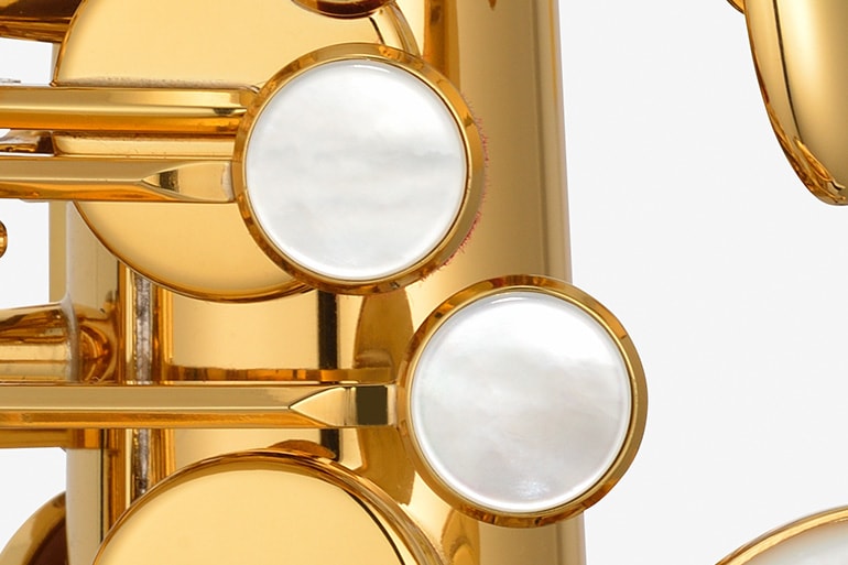 Botones de las llaves de nácar