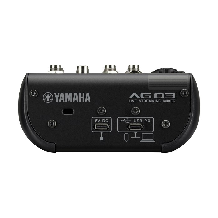 Yamaha AG03MK2 panel trasero de conexiones