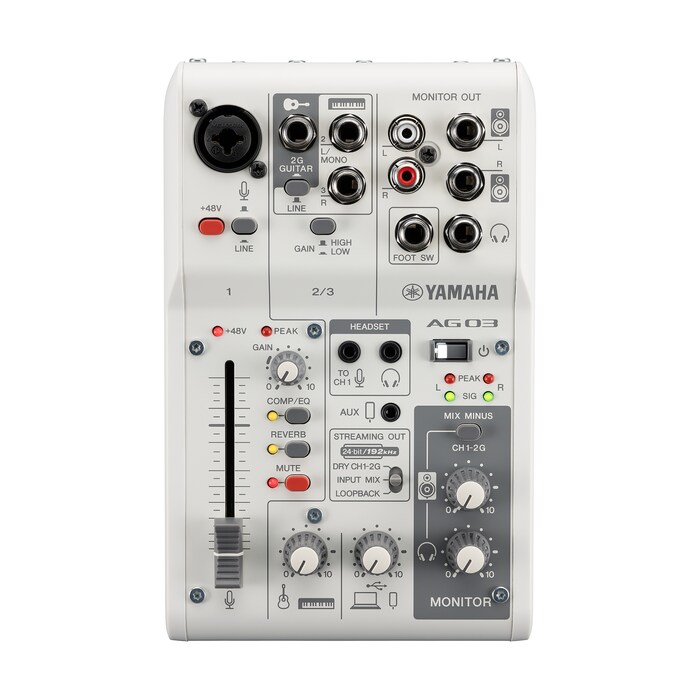 Yamaha AG03MK2 en color blanco