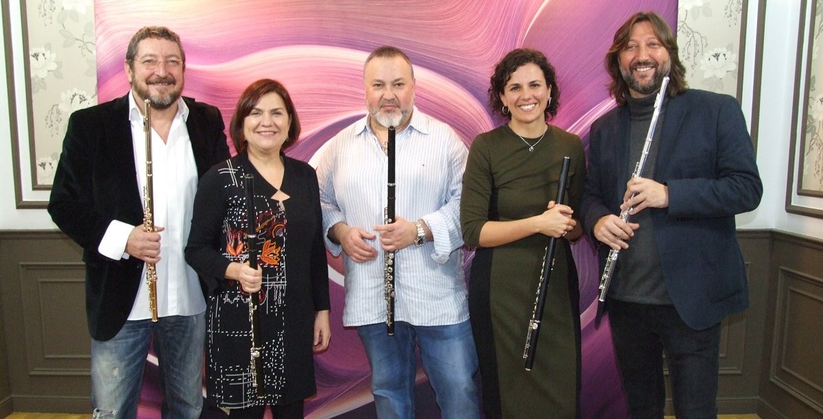 Pepe Sotorres, Juana Guillén, Juan Jesús Silguero, María José Ortuño y Juan Parilla