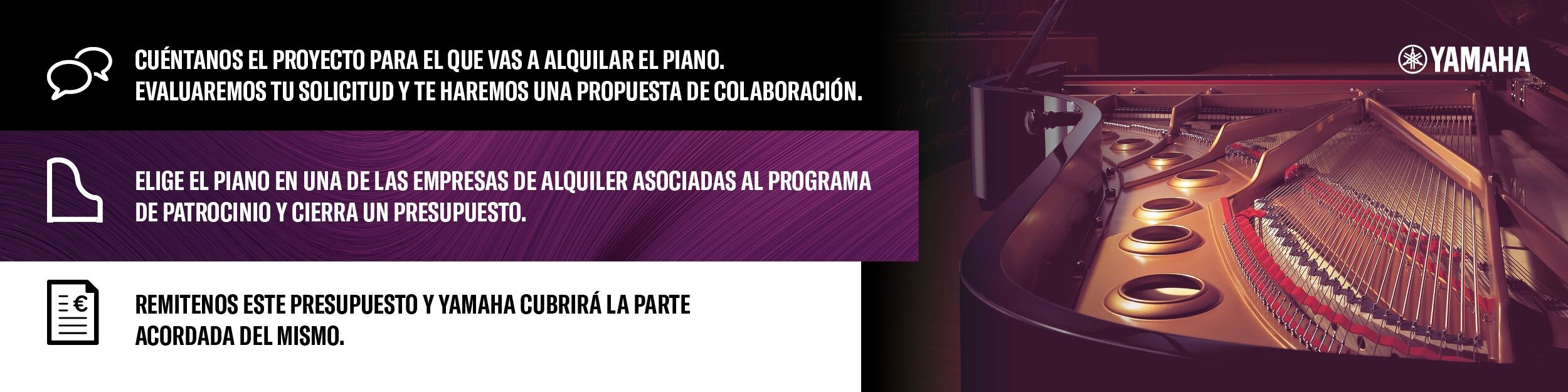 Patrocinio Yamaha Pianos