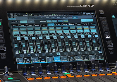 Yamaha Digital Mixing Console DM7: "Assist" le permite enfocar su creatividad