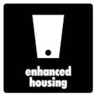 Carcasa mejorada para ofrecer un sonido de batería limpio y fiable.