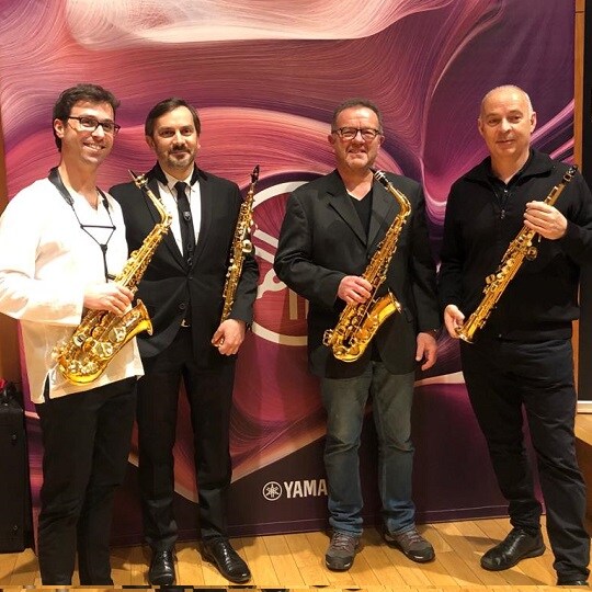 Izda a dcha: João Pedro Silva, Pawel Gusnar, Jean-Ives Fourmeau y Albert Juliá