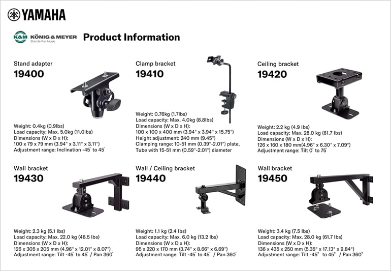 Soporte universal König & Meyer