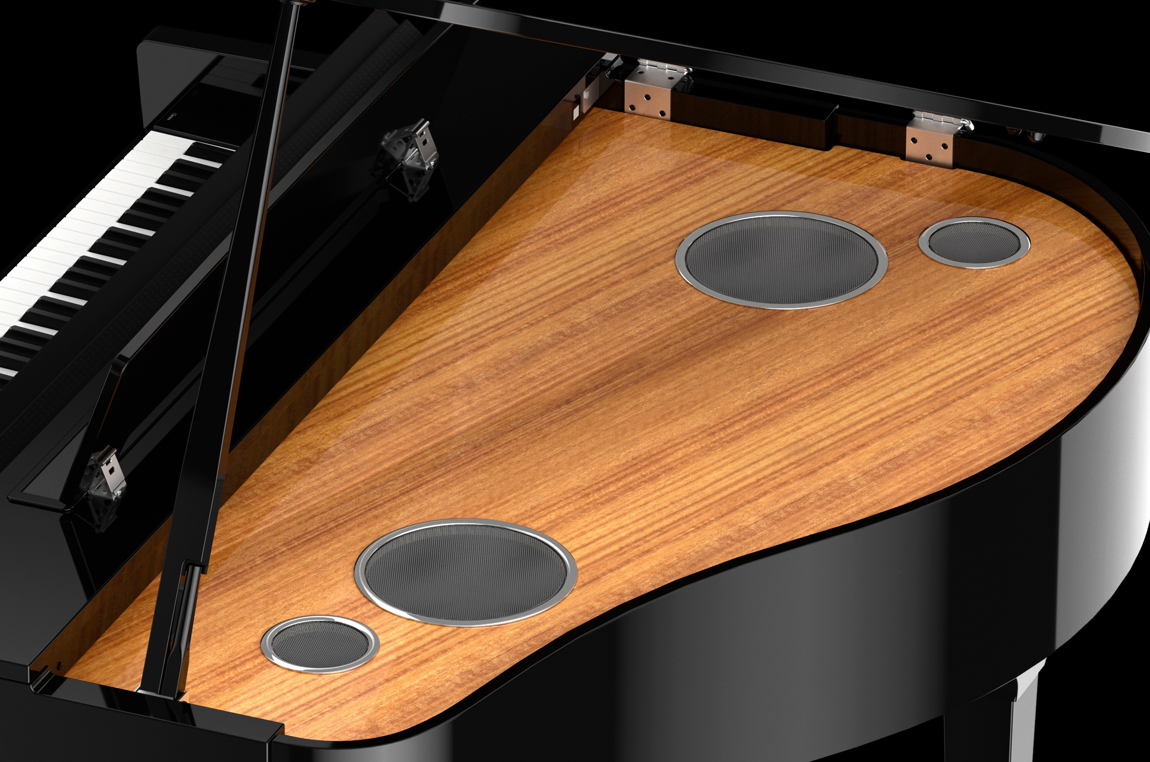 ACOUSTIC SYSTEM WITH A FEELING OF DEPTH