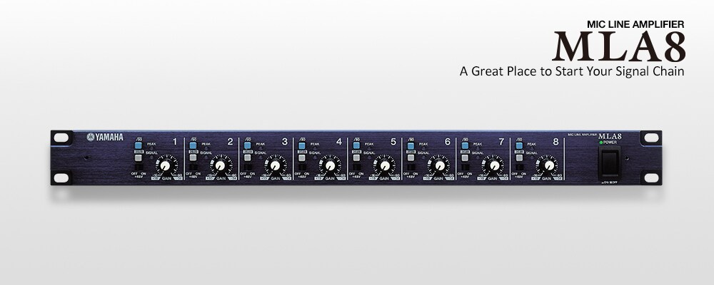 MLA8 - Descripción - Inferfaces - Productos - Audio - Yamaha