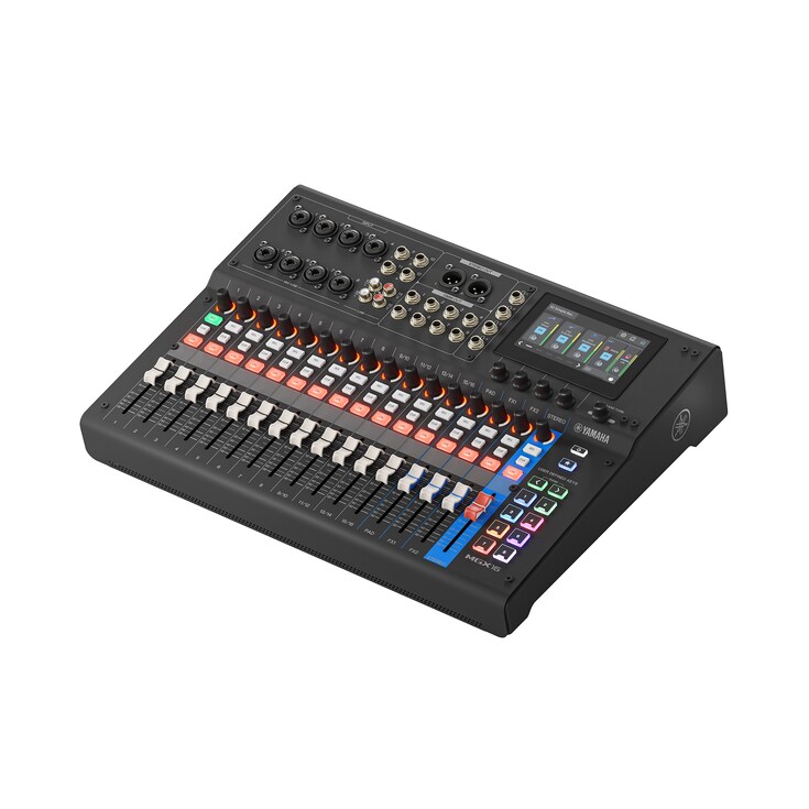 Consola de mezcla digital MGX16 B (negro) de Yamaha con 22 canales