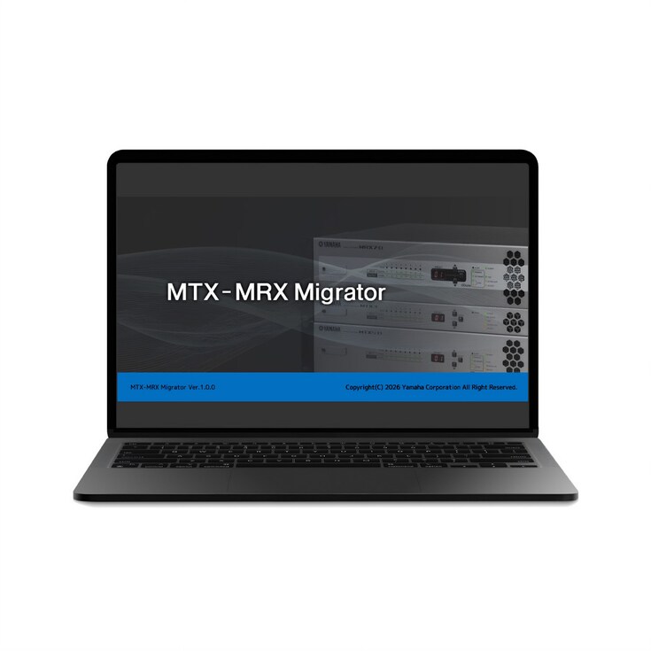 Software de edición de Yamaha MTX-MRX Migrator