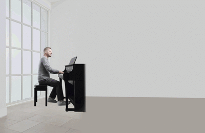Animation to illustrate the acoustic field experience with Yamaha Grand Acoustic Imaging