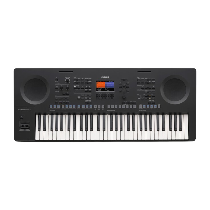 Vista superior del teclado Arranger Workstation Yamaha PSR-SX620