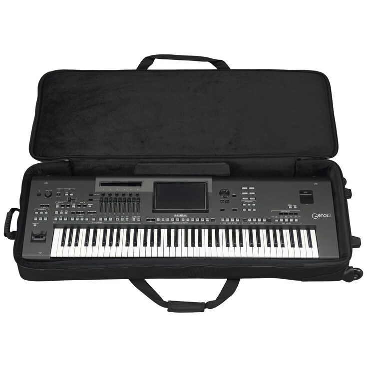 Dedicated carrying soft case for Genos with the wheels