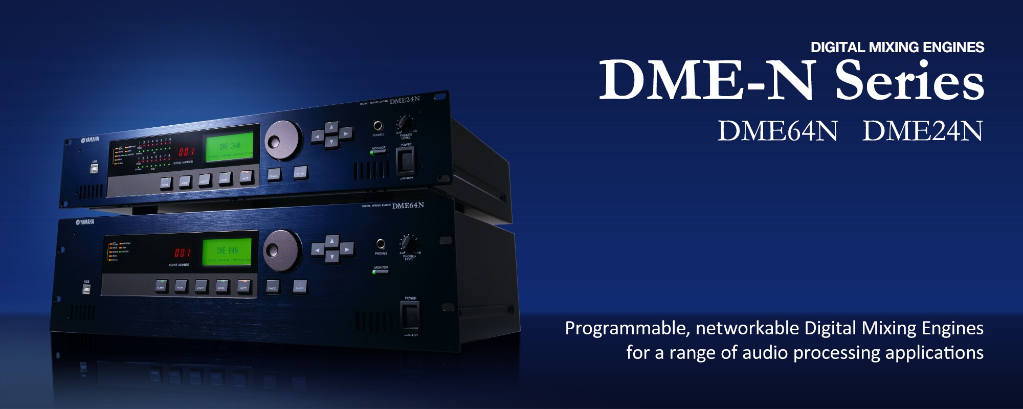 YAMAHA DME24N チャンネルディバイダー、PEQ プロ用機材 DSP DME24N / DME64N - Descripción - Procesadores - Productos - Audio