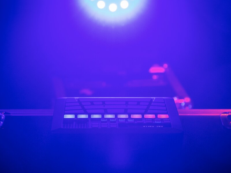 FGDP-50 illuminated by strong stage lights