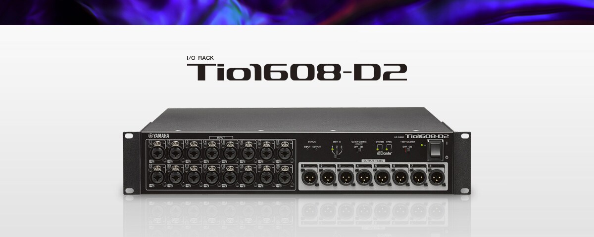 Tio1608-D2 - Descripción - Interfaces - Productos - Audio - Yamaha