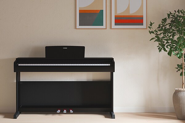Un piano ARIUS que se integra bien en salones