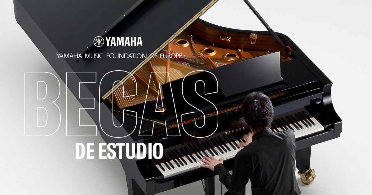Ya está abierto el plazo de presentación de las BECAS DE ESTUDIO YMFE 2019/20: Piano