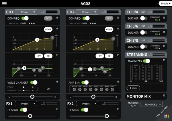 "AG08 Controller" provides precise control