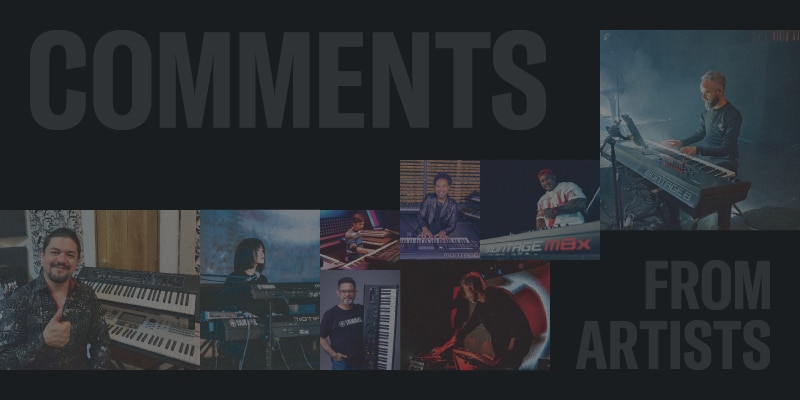 Comments from Artists banner