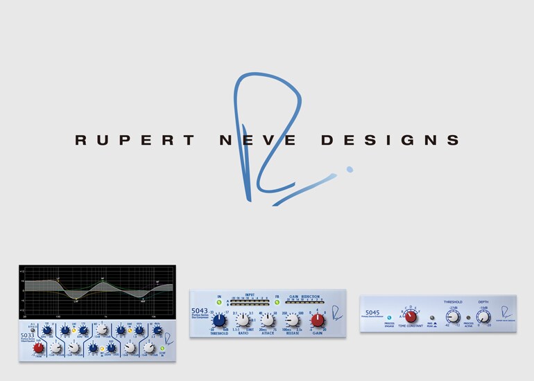 Plug-ins desarrollados en colaboración con Rupert Neve Designs