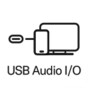 Entrada/salida de audio por USB