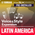 Latin America (Paquete de expansión preinstalado: Datos compatibles con Yamaha Expansion Manager)