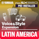 Latin America (Paquete de expansión preinstalado: Datos compatibles con Yamaha Expansion Manager)