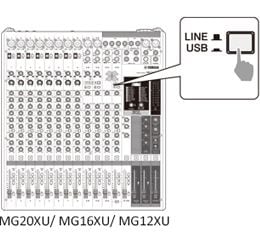 Para MG20XU/MG16XU/MG12XU