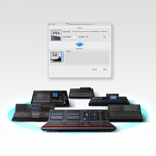 Console File Converter Descripcion Software Sonido Profesional Productos Yamaha Espana