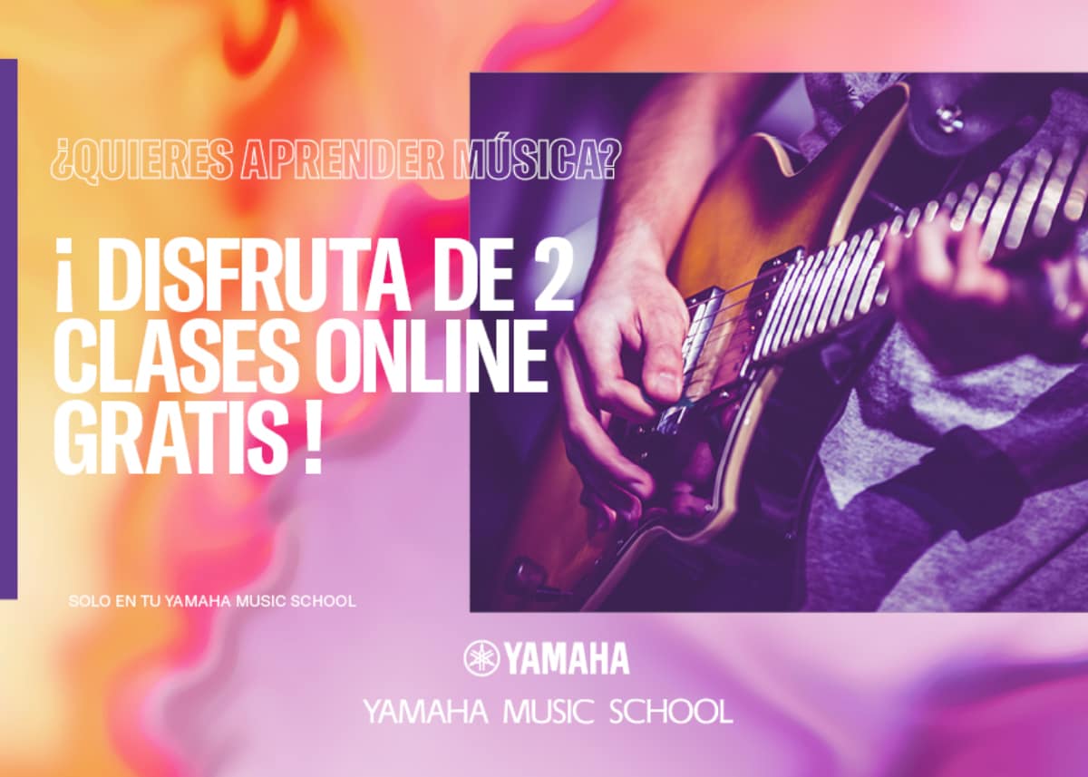 2 clases online gratis en tu Yamaha Music School