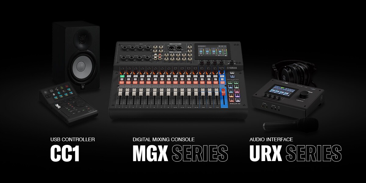 Yamaha presenta la serie de mezcladores digitales MGX, la serie de