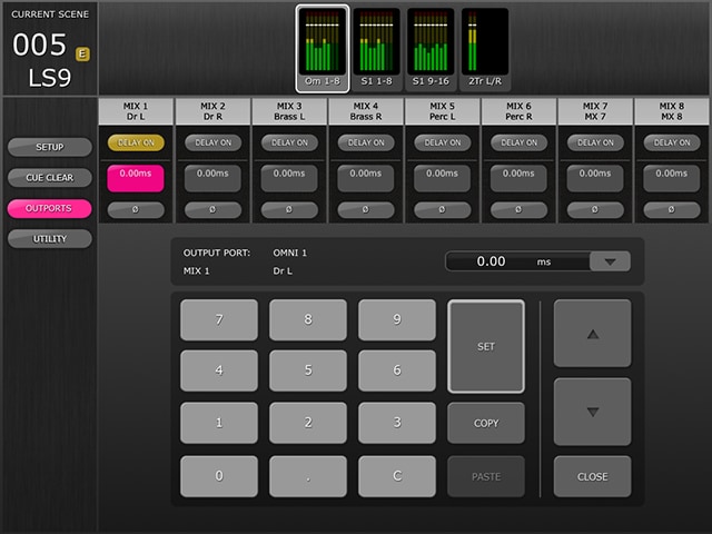 Outports (Delay Time Setting)