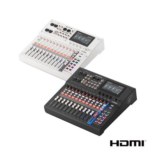 Consola de mezcla digital MGX12V de Yamaha, con 18 canales e interfaz de vídeo