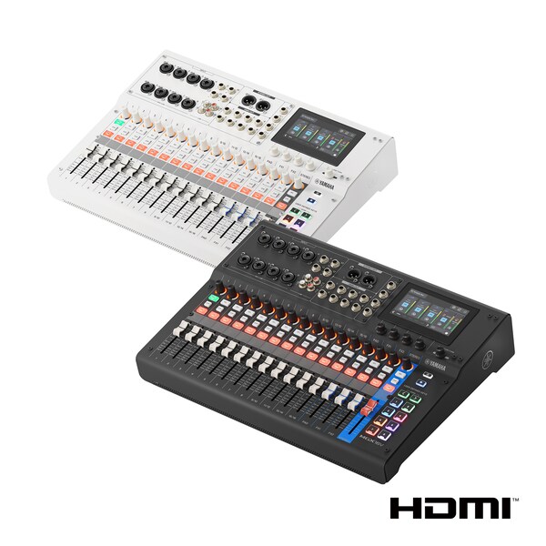 Consola de mezcla digital MGX16V de Yamaha, con 22 canales e interfaz de vídeo