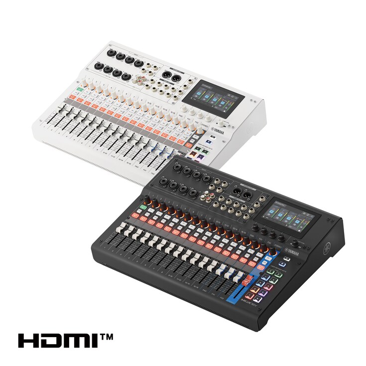 Consola de mezcla digital MGX16V de Yamaha, con 22 canales e interfaz de vídeo