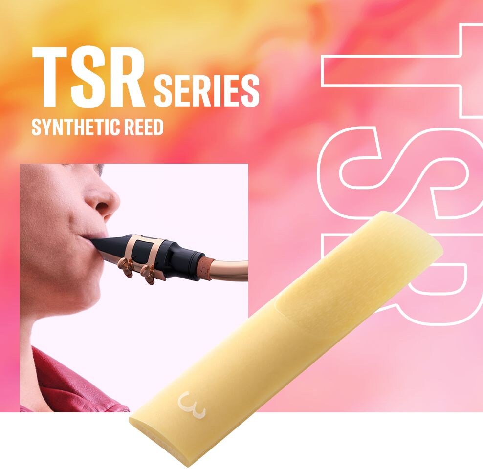 Cañas sintéticas de la serie TSR para saxofón tenor