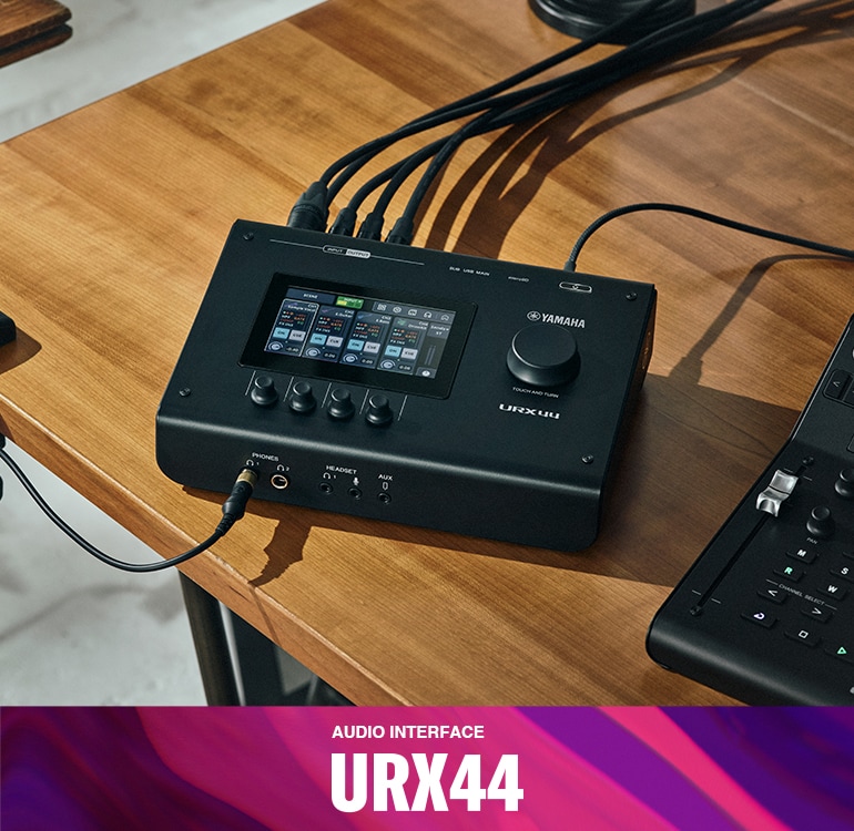 Interfaz de audio URX44 de Yamaha
